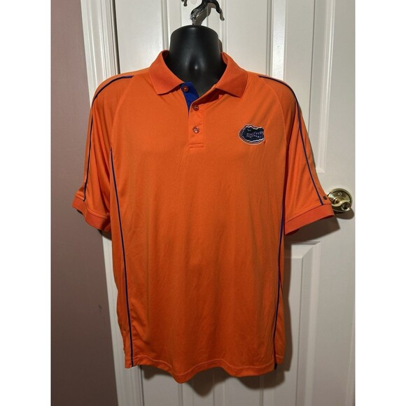 Chiliwear Other - University Of Florida Gators Polo Shirt Mens Size Large Orange Blue Chiliwear